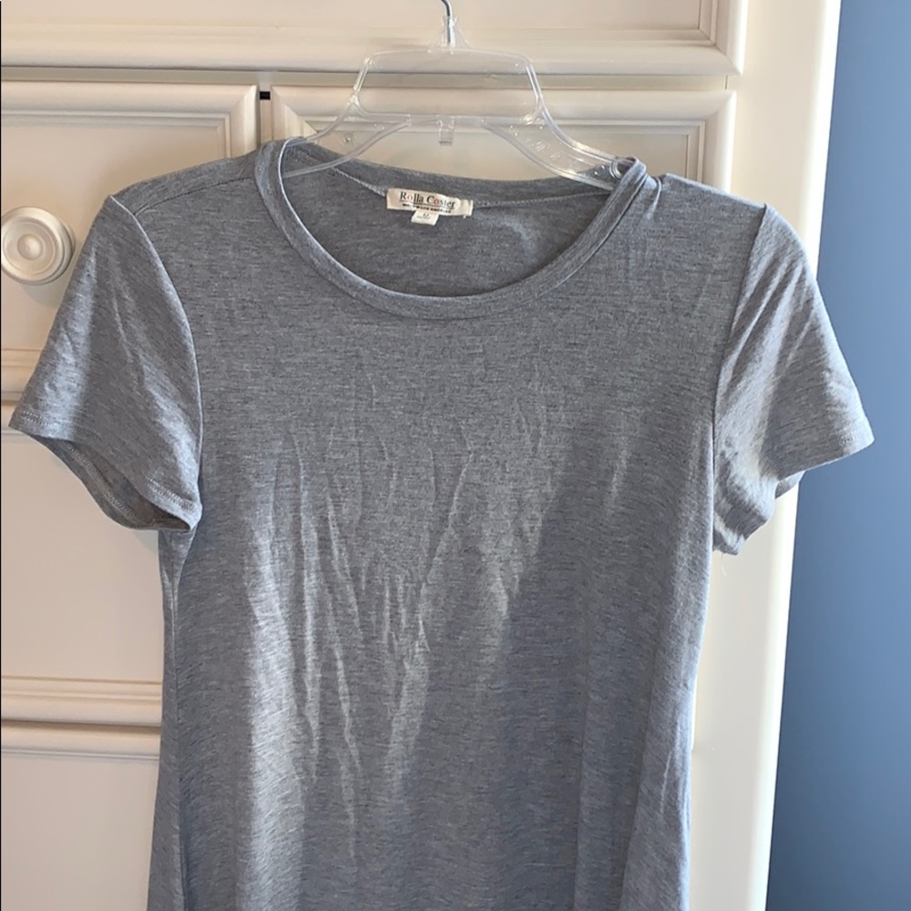 Adorable gray flowy dress